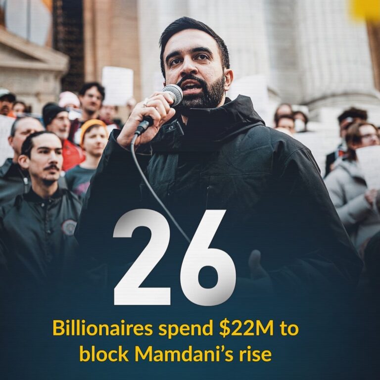 Zohran Mamdani celebrating his New York City Mayoral Election victory with supporters in Queens.