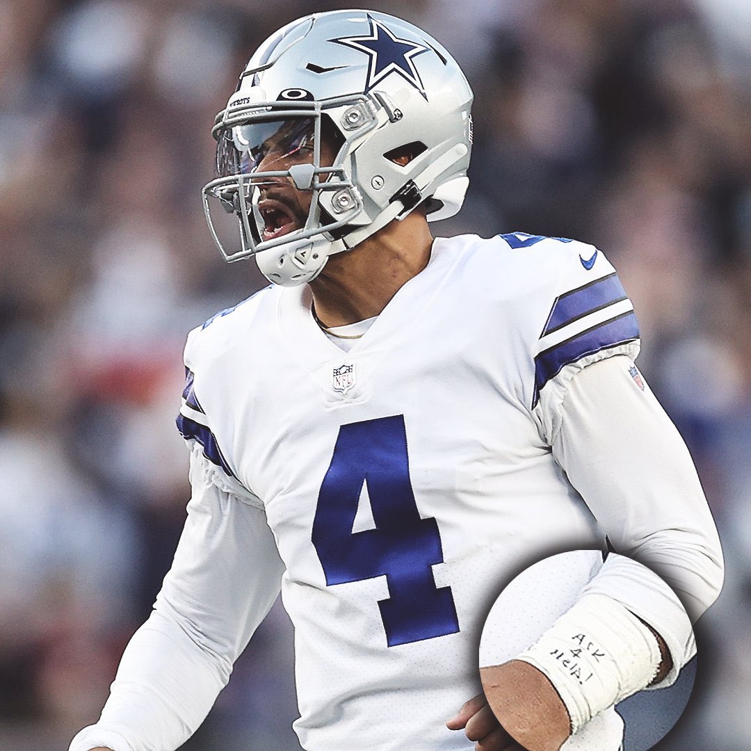 Dak Prescott expressing emotions on triggering day after Marshawn Kneeland's death