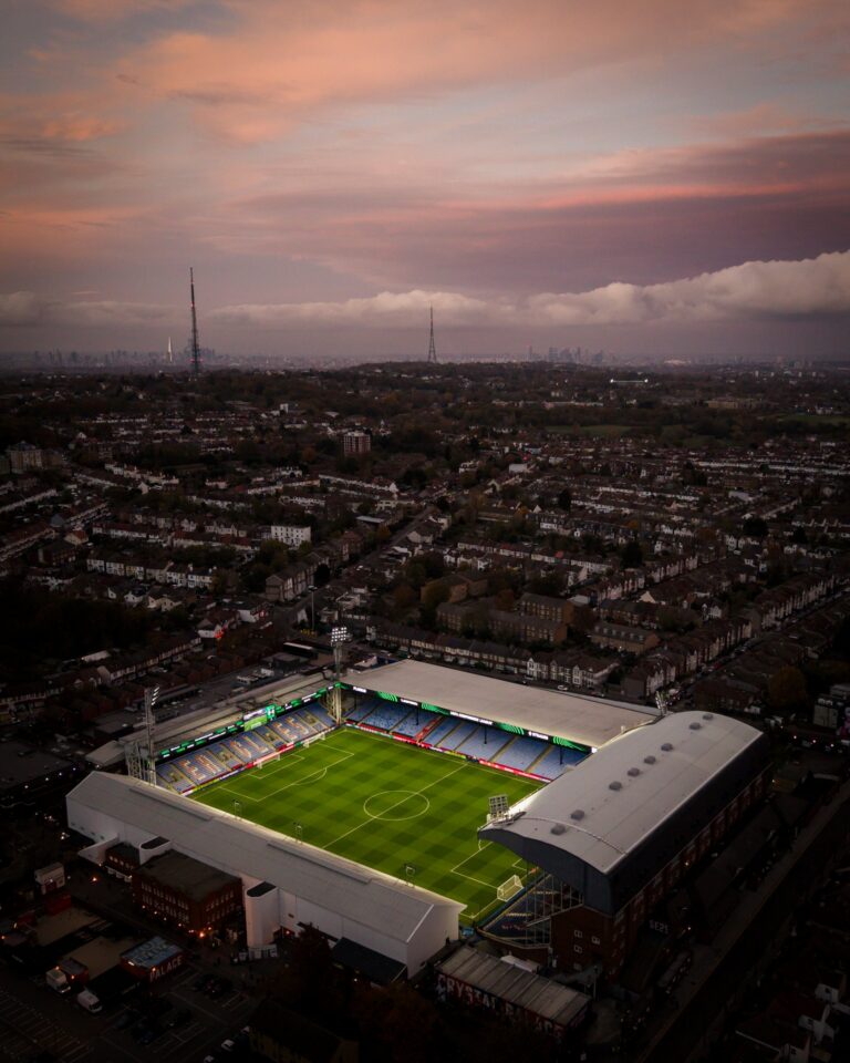 Crystal Palace Ismaïla Sarr celebrates scoring against AZ in Conference League win.