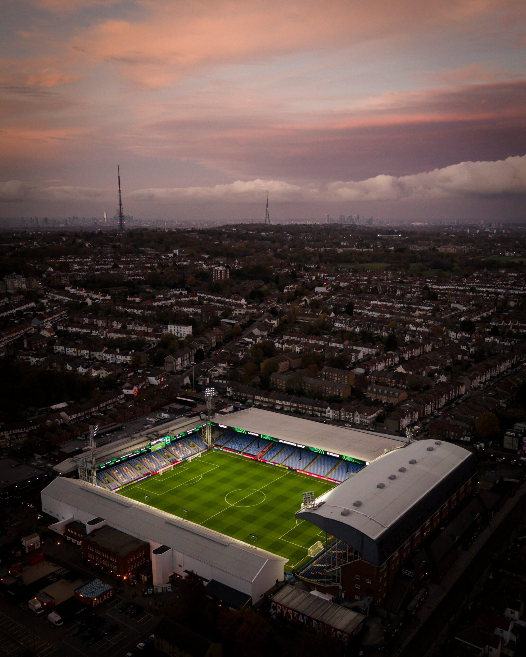 Crystal Palace Ismaïla Sarr celebrates scoring against AZ in Conference League win.